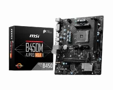 Tarjeta Madre Msi B450m-a Pro Max Ii Socket Am4, 2 Ddr4-sdram, Sata Iii X 4 Open Box